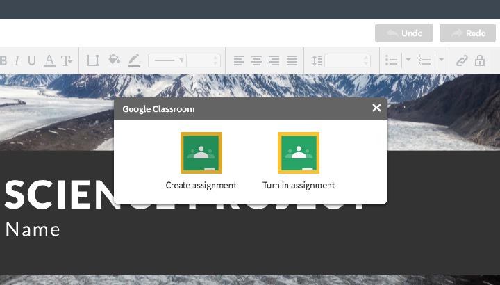 create and share assignments