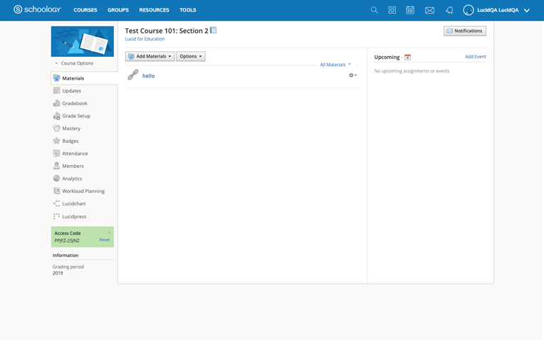 Lucid for Education meet Schoology