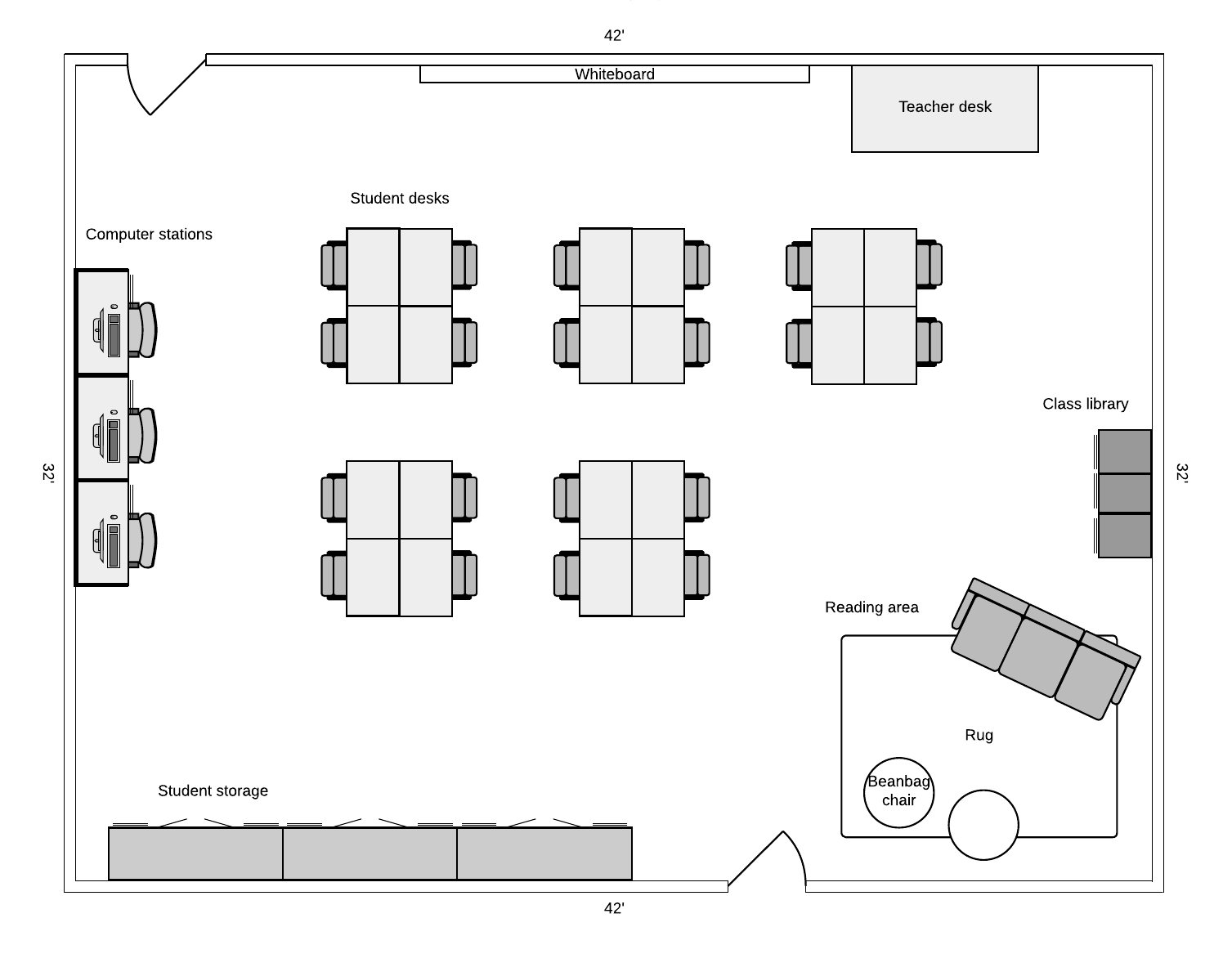 Classroom Seating Chart Examples - Printable Templates