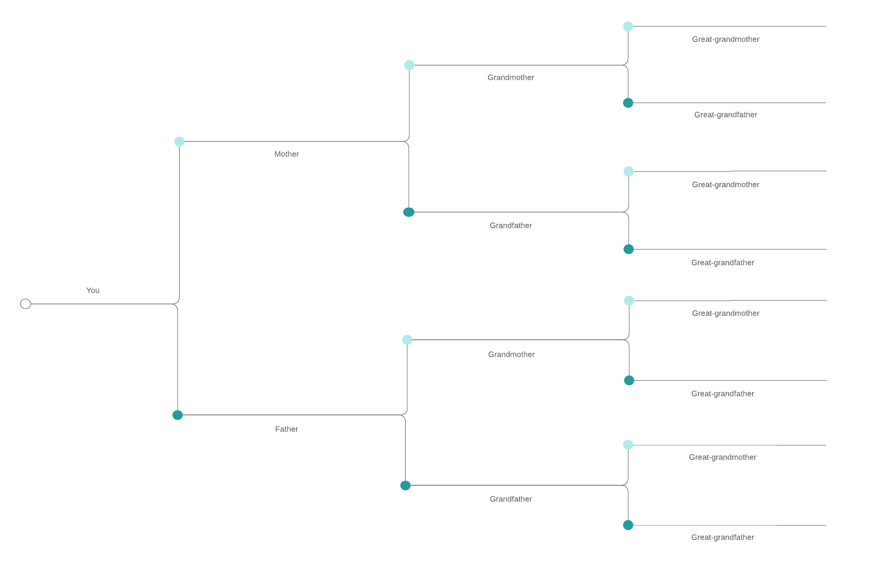 family tree outline image