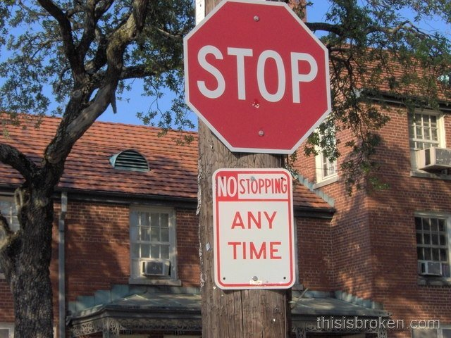 Stop sign 