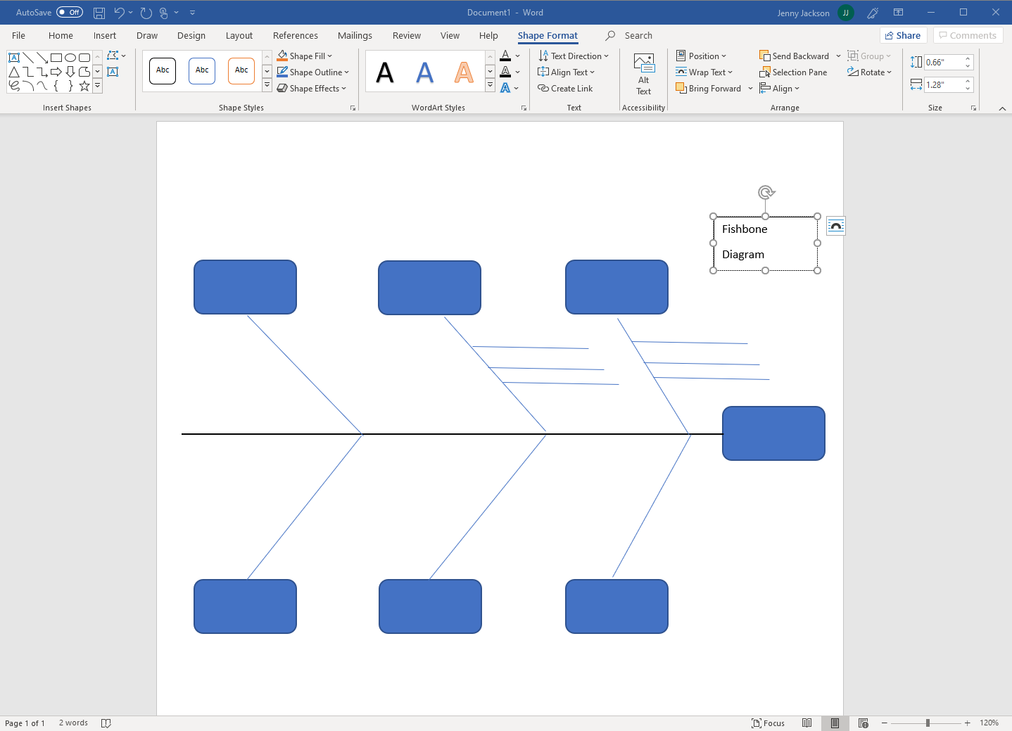 fishbone diagram template