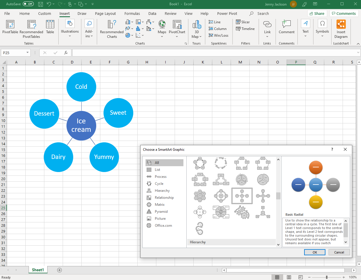 How To Make A Mind Map In Excel Lucidchart Blog