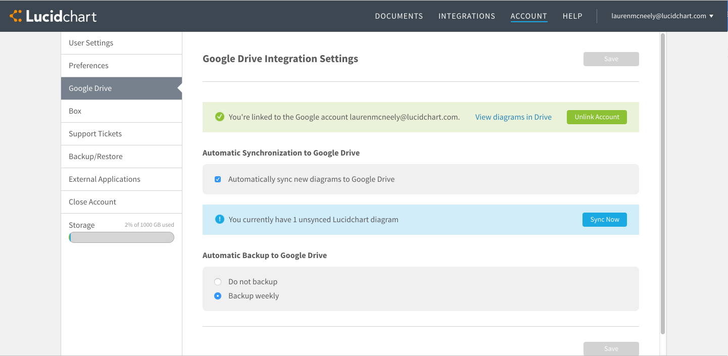 Sync Google Drive