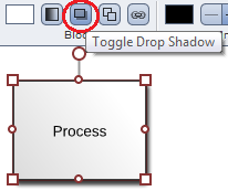 Lucidchart drop shadows feature