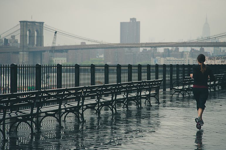 Running to jumpstart your morning