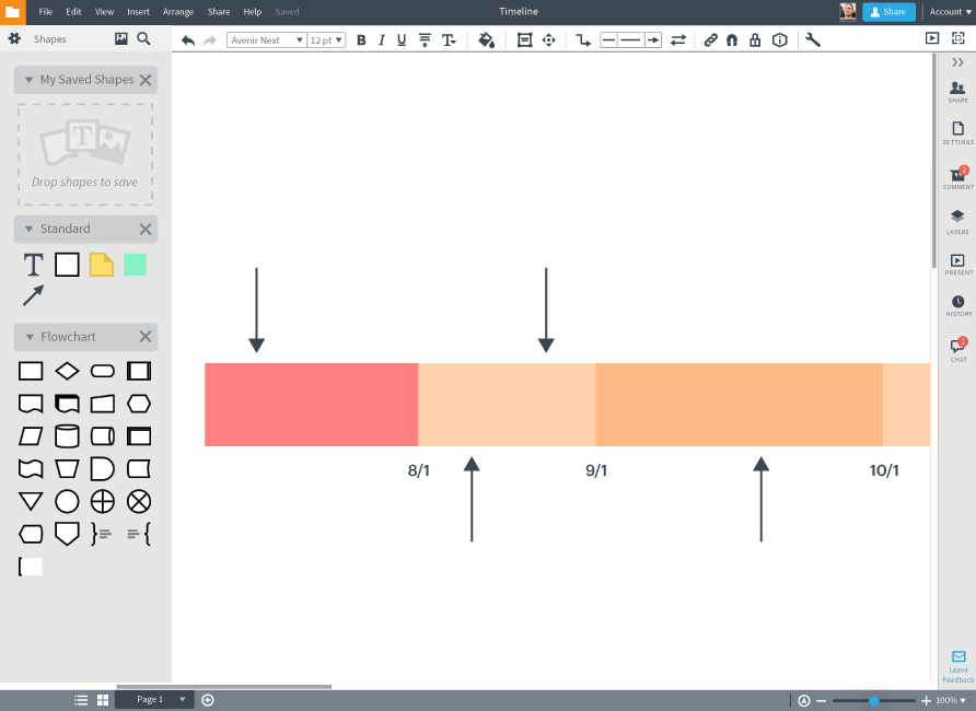 Blank Colorful Timeline Template from d2slcw3kip6qmk.cloudfront.net