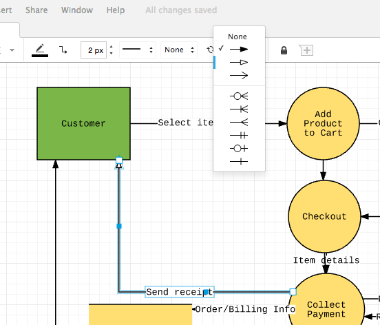 create data flow diagram in lucidchart