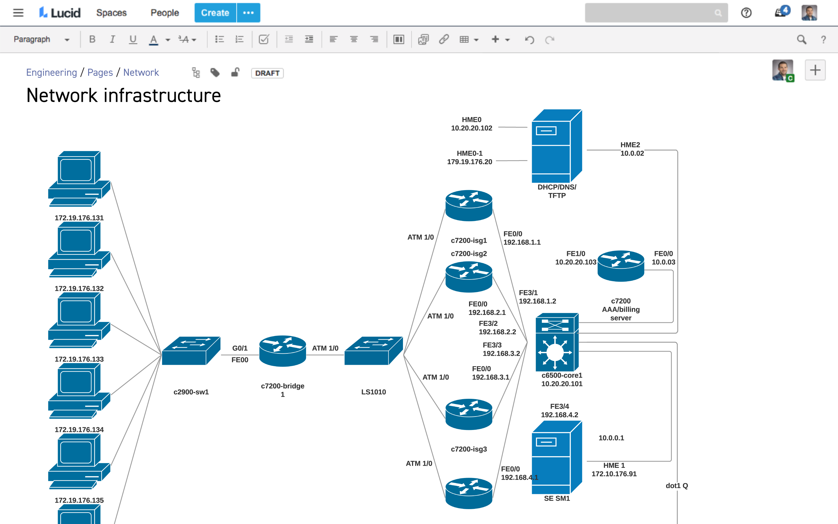 Visualize and optimize your network Lucidchart