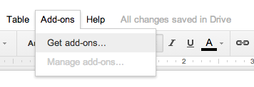 get addon