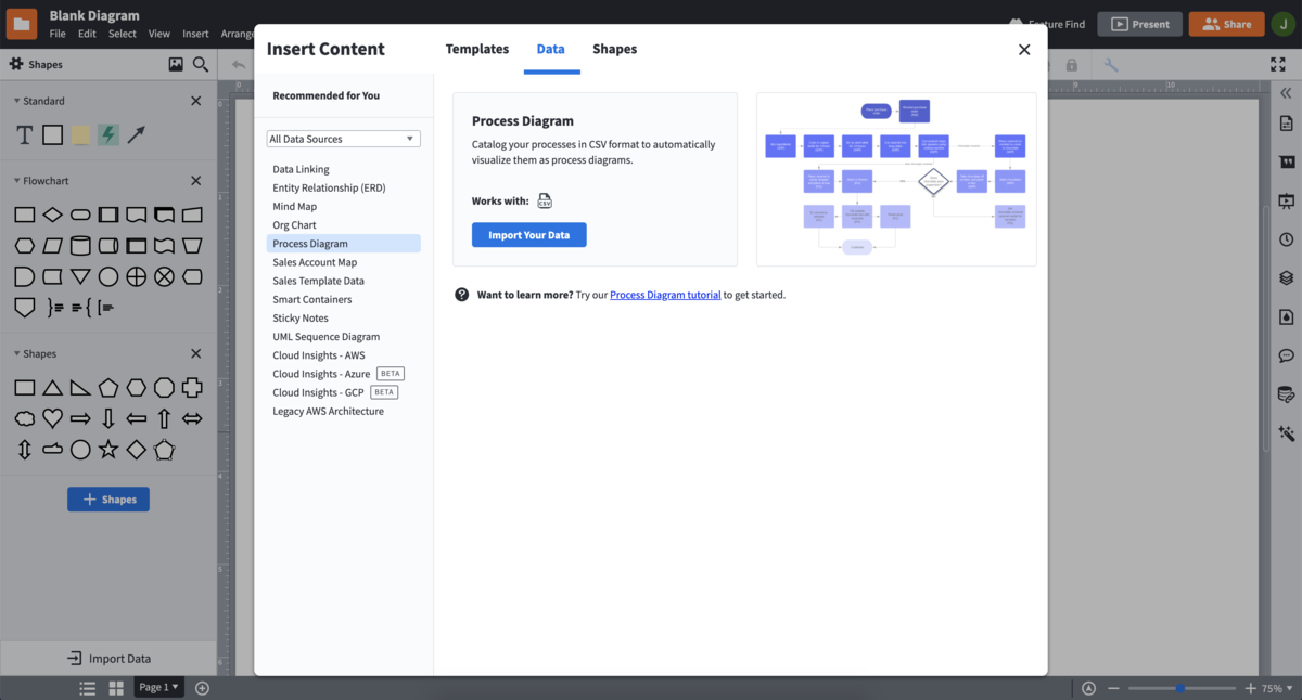 import process diagrams