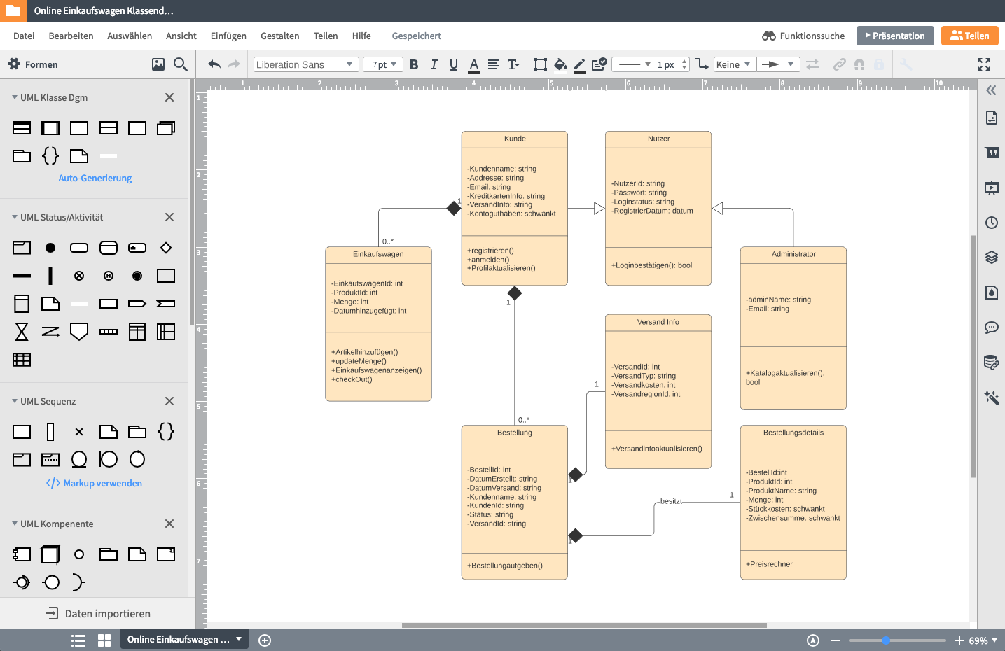 Uml Tool Uml Diagramme Online Erstellen Lucidchart