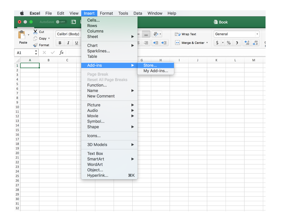 Lucidchart add-in en Excel