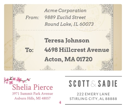 how to make labels lucidpress