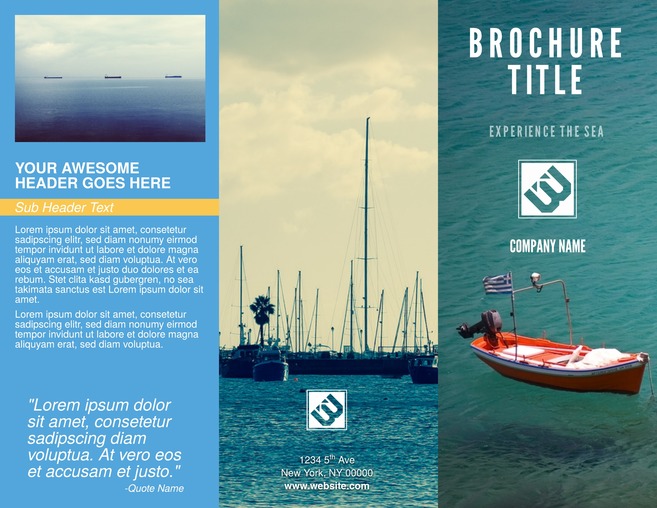 Free Brochure Templates &amp; Examples [20+ Free Templates]