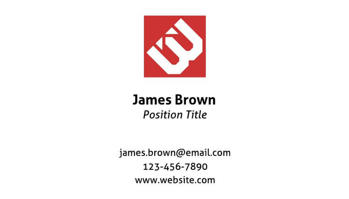 simple business cards