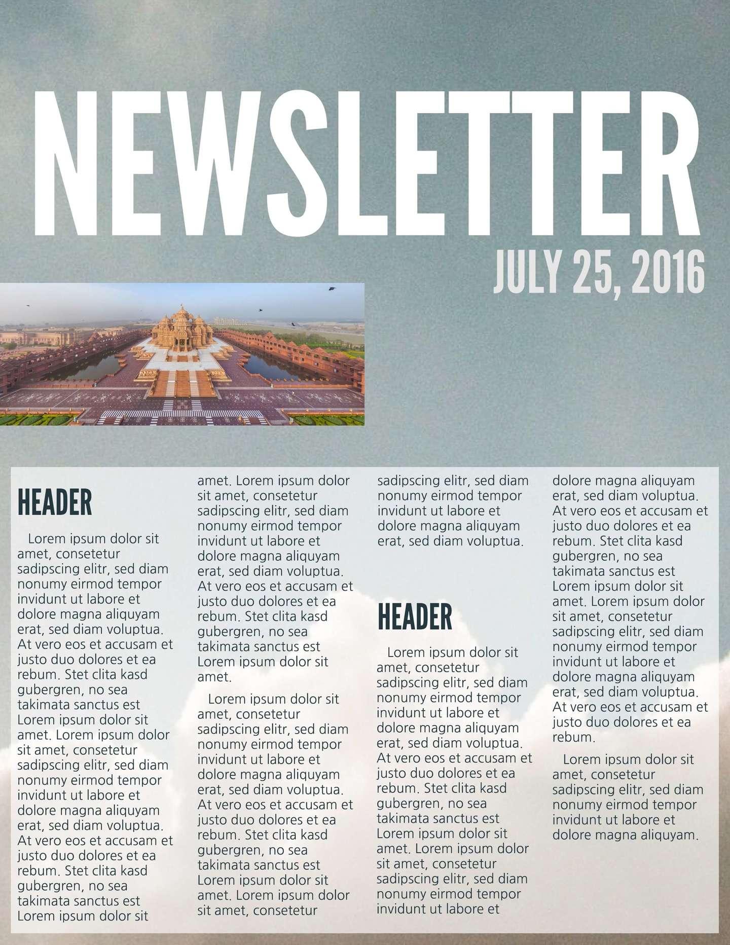 examples of company newsletters