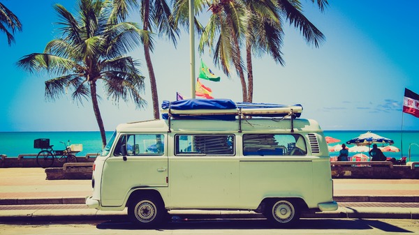 Beach YouTube banner template