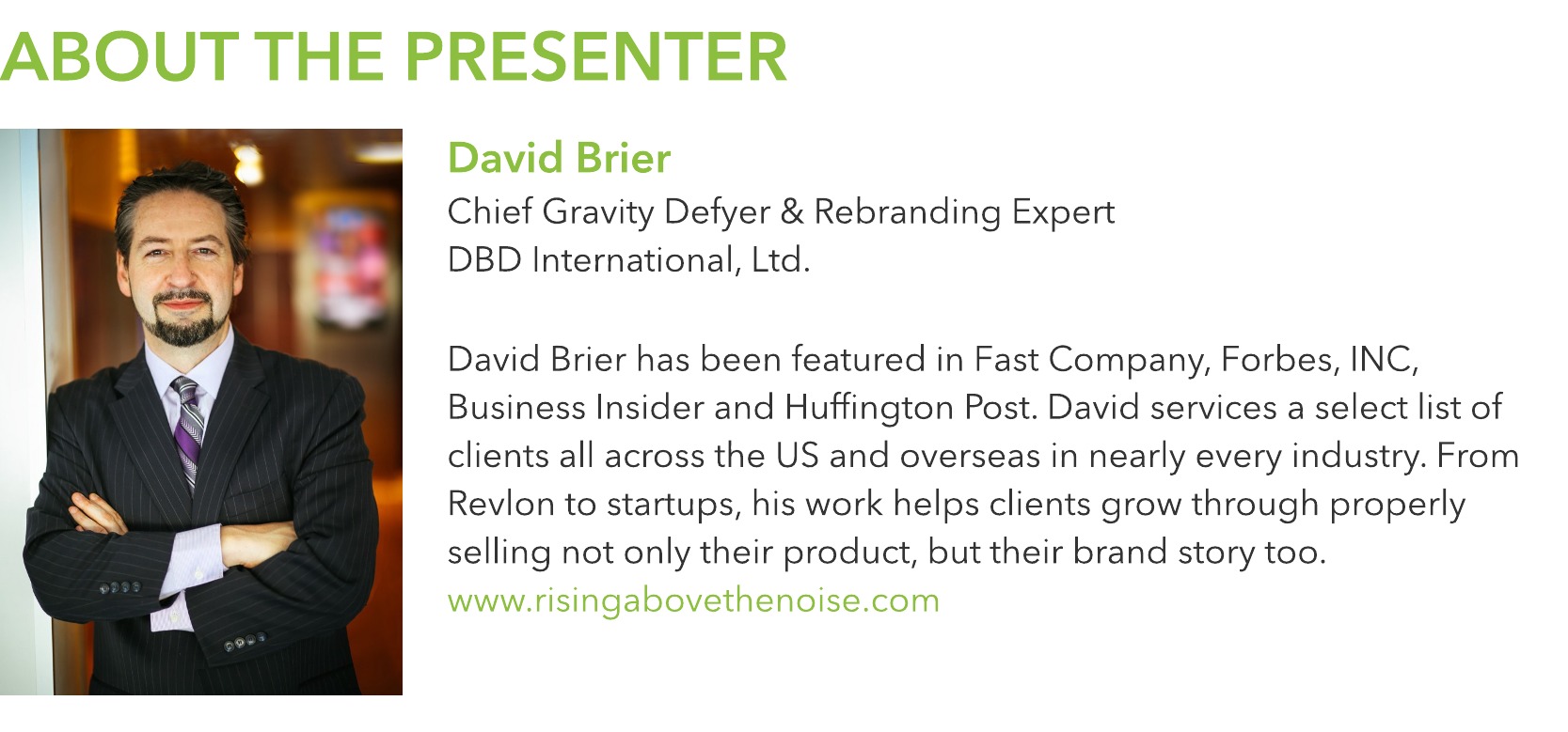 david brier bio